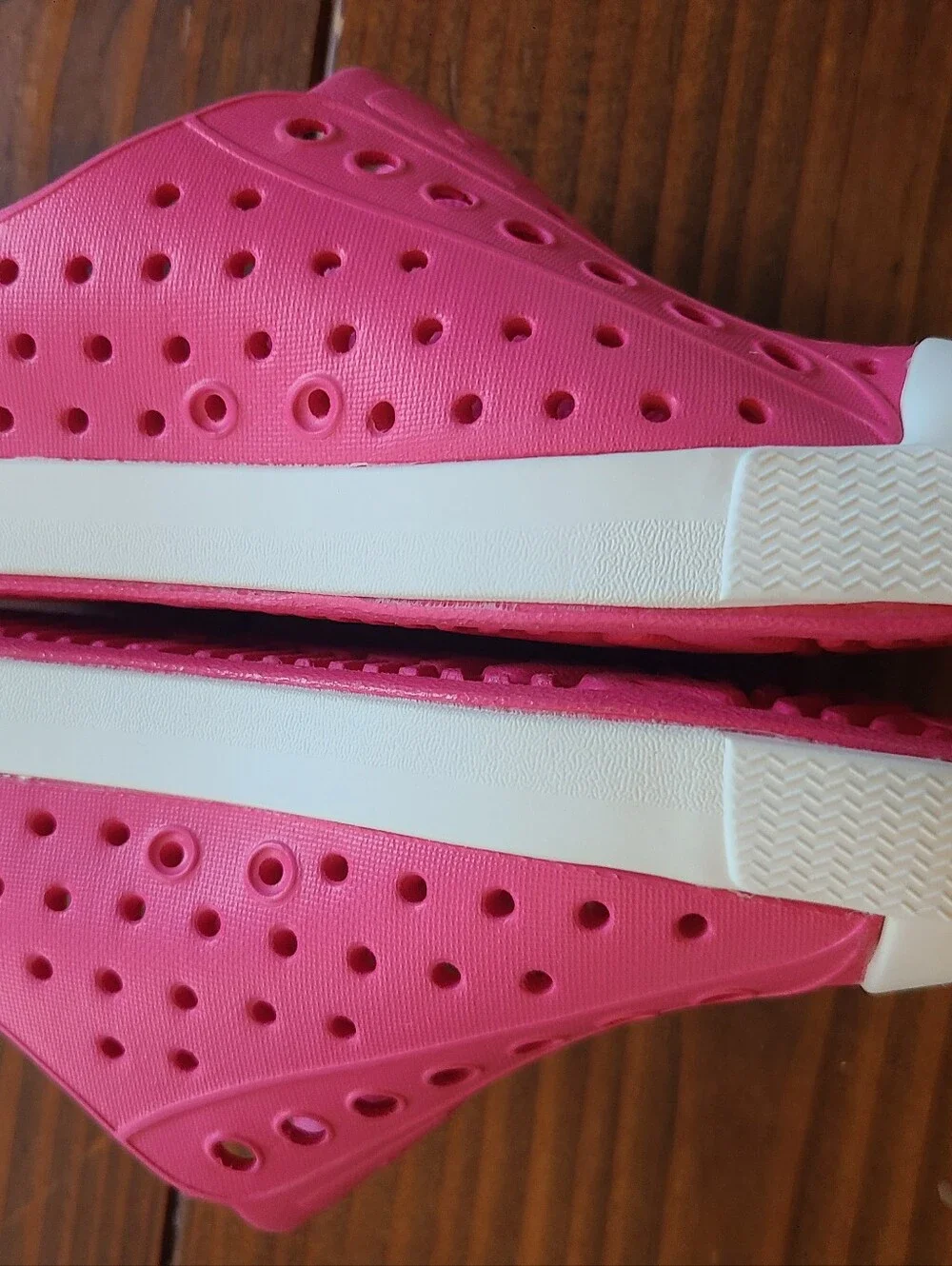 LIKE NEW Native Kids Purple & Yellow, and Pink & White Slip-On Shoes - C11